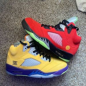 jordan 5 what the worn 1 time 10/10 condition